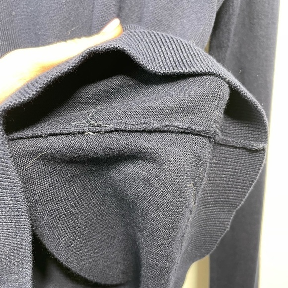 Selected Homme Crew Neck Sweater Navy Size Large O261 - Picture 5 of 7